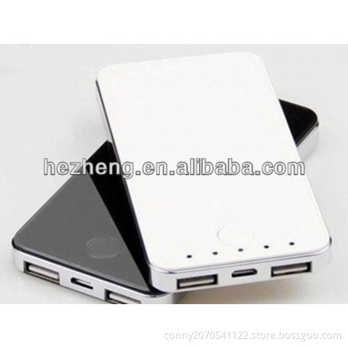 Slim Lithium power bank 5000mAH external battery   